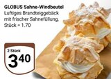 Aktuelle Sahne Angebote bei GLOBUS in Salzgitter Aktuelles Sahne-Windbeutel Angebot bei GLOBUS in Salzgitter ab 3,40 €