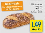 Aktuelle Brot Angebote bei diska in Erlangen Aktuelles Weltmeisterbrot Angebot bei diska in Erlangen ab 1,49 €