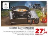 Hyper U La Chapelle-sur-Erdre - Promo Réchaud d'appoint Promo Réchaud d'appoint à 27,95 € dans le catalogue Hyper U à La Chapelle-sur-Erdre