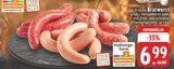 Bratwurst grob- oder feingekörnt oder mit Chili Angebote von Tierwohl Plus bei E center Erkelenz für 6,99 €