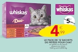 Le pack de 12 sachets de pâtées pour chat à Stokomani dans Carantec