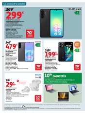 Promos Téléphone Portable dans le catalogue "LE GRAND MÉNAGE DE RENTRÉE" de Auchan Hypermarché Téléphone Portable en promo dans le catalogue Auchan Hypermarché à la page 72