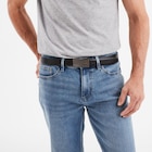 Ceinture réversible noir homme en promo chez La Halle Ceinture réversible noir homme dans le catalogue La Halle