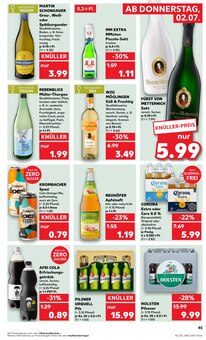 Krombacher im Kaufland Prospekt "Hier bin ich richtig" mit 71 Seiten (Mannheim)
