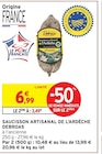 Promo Saucisson artisanal de l'Ardèche à 3,49 € dans le catalogue Intermarché Contact à Longueville-sur-Scie