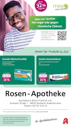 Apotheken Prospekt von mea - meine apotheke Nordenham mea - meine apotheke Prospekt: "Unsere Juni-Angebote", 4 Seiten, 01.06.2026 - 30.06.2026