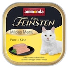 Animonda Cat Vom Feinsten Mildes Menue Pute & Käse 100 g Angebote von Animonda bei Zookauf Hannover für 0,79 €