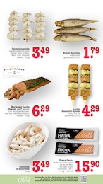 E center Lachs im Prospekt 