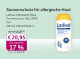 mea - meine apotheke - Allergische Haut Sonnenschutz-Gel LSF30 Angebot im Prospekt Allergische Haut Sonnenschutz-Gel LSF30 bei mea - meine apotheke im Prospekt "" für 20,95 €