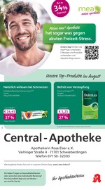 mea - meine apotheke Apotheken Prospekt der aktuellen Woche mit 4 Seiten, gültig von 01.08.2026 bis 31.08.2026, in Schwieberdingen und Umgebung Aktueller mea - meine apotheke Apotheken Prospekt in Schwieberdingen und Umgebung, "Unsere August-Angebote" mit 4 Seiten, 01.08.2026 - 31.08.2026