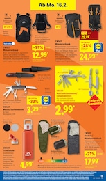 Lidl Taschenmesser im Prospekt 