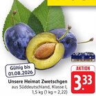 Unsere Heimat Zwetschgen bei EDEKA im Salach Prospekt für 3,33 €