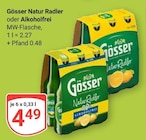 Natur Radler Angebote von Gösser bei GLOBUS Gotha für 4,49 €