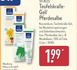 Teufelskralle-Gel oder Pferdesalbe von Vitalis im aktuellen ALDI Nord Prospekt