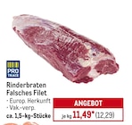 Rinderbraten Falsches Filet im Angebot bei METRO in Bremerhaven Rinderbraten Falsches Filet Angebote bei METRO Bremerhaven für 12,29 €