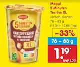 5 Minuten Terrine XL von Maggi im aktuellen Netto Marken-Discount Prospekt für 1,19 €