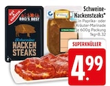 Schweine-Nackensteaks in Paprika-Marinade bei EDEKA im Kipfenberg Prospekt für 4,99 €