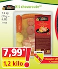 Kit choucroute en promo chez Norma Colmar à 7,99 €