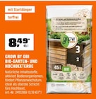 Bio-Garten- und Hochbeeterde im OBI Prospekt zum Preis von 8,49 €
