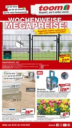 Baumarkt Prospekt von toom Baumarkt Porta Westfalica toom Baumarkt Prospekt: "WOCHENWEISE MEGAPREISE!", 10 Seiten, 04.02.2023 - 10.02.2023