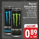 EDEKA - Energy Drink Angebot im Prospekt Energy Drink bei EDEKA im Prospekt "" für 0,89 €