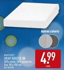 Drap housse - Novitesse en promo chez Aldi Calais à 4,99 €