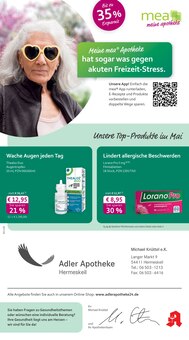 mea - meine apotheke Prospekt Unsere Mai-Angebote mit 4 Seiten