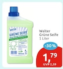 Grüne Seife von Walter im aktuellen budni Prospekt