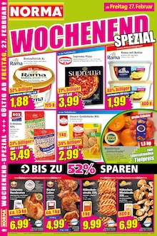 Pizza im aktuellen Norma Prospekt (Ulm) Pizza im Norma Prospekt "Mehr fĂĽrs Geld" mit 20 Seiten (Ulm)