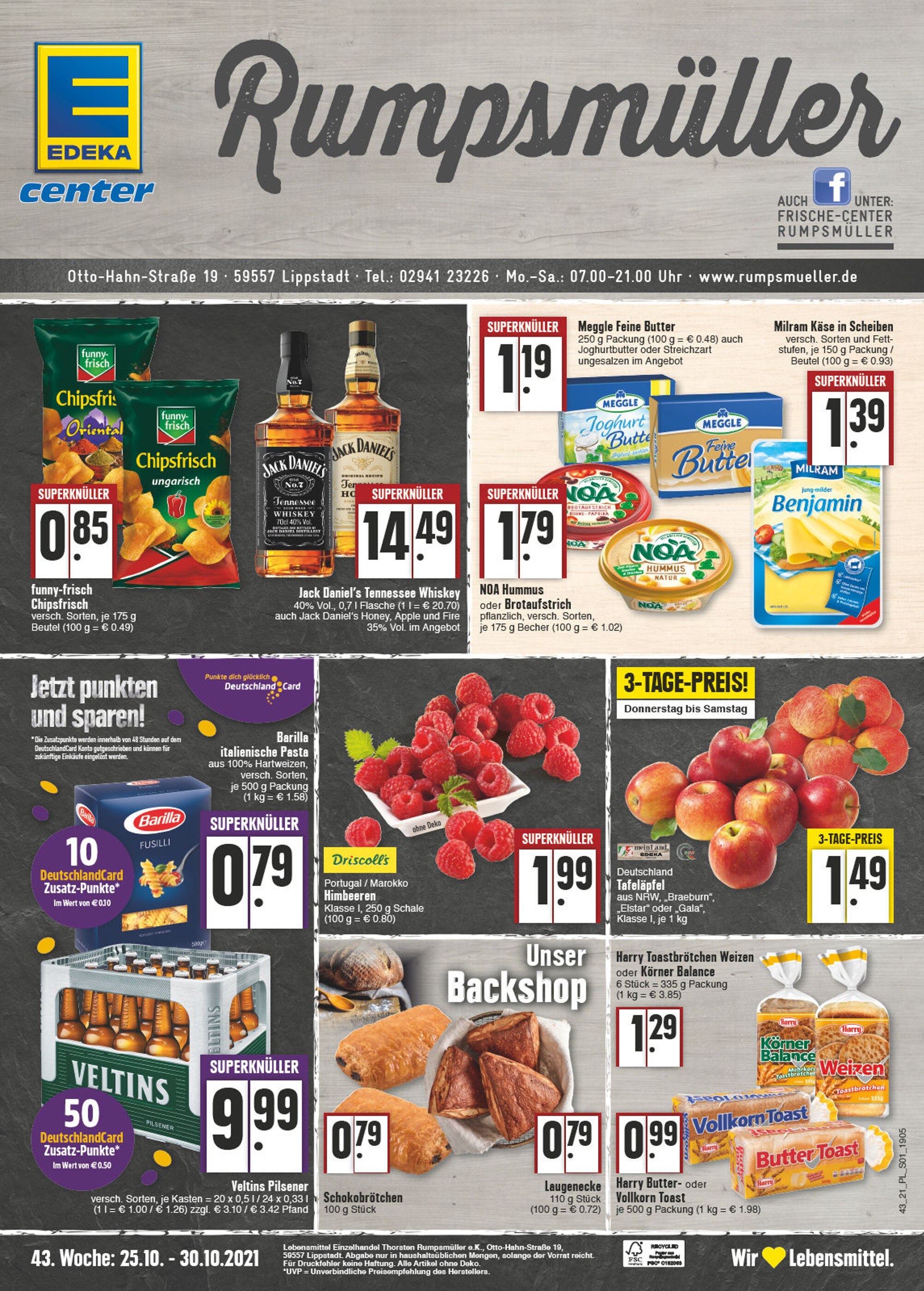 EDEKA Prospekt für Lippstadt mit 16 Seiten EDEKA Prospekt für Lippstadt: "Aktuelle Angebote", 16 Seiten, 25.10.2021 - 30.10.2021