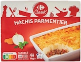 Hachis Parmentier - Carrefour Classic' en promo à 3,40 € chez Supermarchés Match Hachis Parmentier - Carrefour Classic' dans le catalogue Supermarchés Match