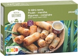 16 mini-nems : poulet-menthe, légumes-coriandre - PICARD - Picard 16 mini-nems : poulet-menthe, légumes-coriandre - PICARD à 3,36 € dans le catalogue Picard