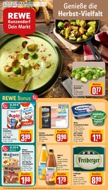 REWE Discounter Prospekt der aktuellen Woche mit 36 Seiten, gültig von 20.10.2025 bis 25.10.2025, in St. Egidien und Umgebung Aktueller REWE Discounter Prospekt in St. Egidien und Umgebung, "Dein Markt" mit 36 Seiten, 20.10.2025 - 25.10.2025