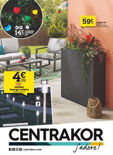 Promotion Aménagement Extérieur dans le prospectus Centrakor, valable du 13/03/2023 au 26/03/2023 Promo Aménagement Extérieur dans le catalogue Centrakor du moment à la page 1