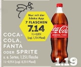 Aktuelle Coca Cola Angebote bei EDEKA in Dinslaken Aktuelles Coca-Cola Original Taste Angebot bei EDEKA in Dinslaken ab 1,19 €