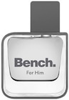For Him oder For Her Eau de Toilette von Bench für 6,99 € bei Rossmann im Angebot For Him oder For Her Eau de Toilette von Bench im aktuellen Rossmann Prospekt