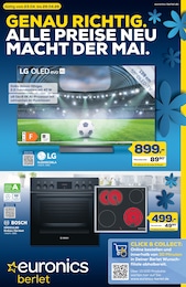 EURONICS Prospekt für Unna: "GENAU RICHTIG. ALLE PREISE NEU MACHT DER MAI.", 8 Seiten, 23.04.2026 - 29.04.2026