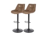 Lot de 2 tabourets imitation cuir - Cooke and Lewis - Brico Dépôt à Vitry-sur-Seine Lot de 2 tabourets imitation cuir - Cooke and Lewis en promo chez Brico Dépôt Vitry-sur-Seine à 69,90 €