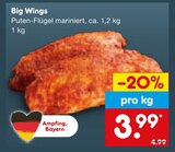 Aktuelle Pute Angebote bei Netto Marken-Discount in Ingolstadt Aktuelles Big Wings Angebot bei Netto Marken-Discount in Ingolstadt ab 3,99 €