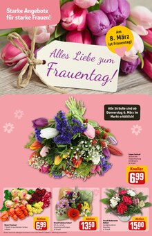 Blumen im REWE Prospekt "Dein Markt" mit 32 Seiten (Jena)