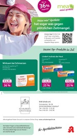 mea - meine apotheke Apotheken Prospekt der aktuellen Woche mit 4 Seiten, gültig von 01.07.2026 bis 31.07.2026, in Mörfelden-Walldorf und Umgebung Aktueller mea - meine apotheke Apotheken Prospekt in Mörfelden-Walldorf und Umgebung, "Unsere Juli-Angebote" mit 4 Seiten, 01.07.2026 - 31.07.2026