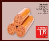 Aktuelles Mettwurst Angebot bei Marktkauf in Nürnberg ab 1,19 €