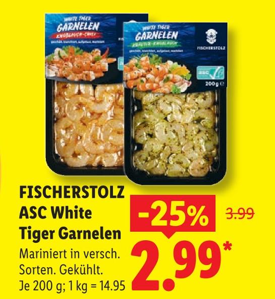 ASC White Tiger Garnelen