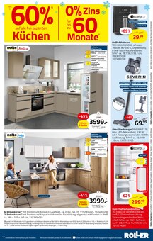 Kühlschrank im ROLLER Prospekt "Schneeflöckchen Preis-Schöckchen" mit 16 Seiten (Ratingen)