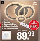 Aktuelles Sand-farben Timer dimmbar Memoryfunktion 3-Stufen-Lichtfarbe mit Fernbedienung Angebot bei Möbel Borst in Ulm ab 89,99 €