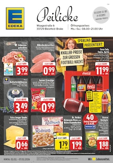 Coca Cola im EDEKA Prospekt "Aktuelle Angebote" mit 26 Seiten (Bünde)