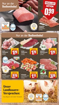Rindfleisch im REWE Prospekt "Dein Markt" mit 34 Seiten (Erlangen)