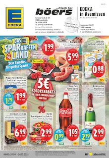Aktueller EDEKA Prospekt "Aktuelle Angebote" Seite 1 von 24 Seiten für Leopoldshöhe