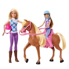 Coffret cheval de Barbie - BARBIE en promo chez Carrefour Coffret cheval de Barbie - BARBIE dans le catalogue Carrefour