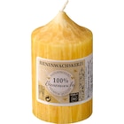 Kerze aus 100% Bienenwachs mit Struktur (8 cm) im dm-drogerie markt Prospekt Kerze aus 100% Bienenwachs mit Struktur (8 cm) von Steinhart KERZEN im aktuellen dm-drogerie markt Prospekt für 3,25 €